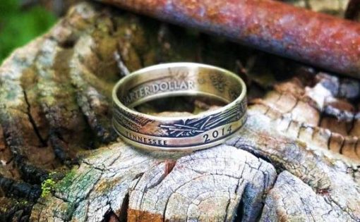 America The Beautiful (2010-2017) Silver Quarter Coin Ring