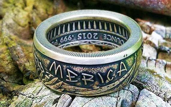 Morgan Dollar Coin Ring