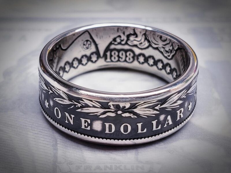 Morgan Silver Dollar Coin Ring | Made from 999 Fine Silver