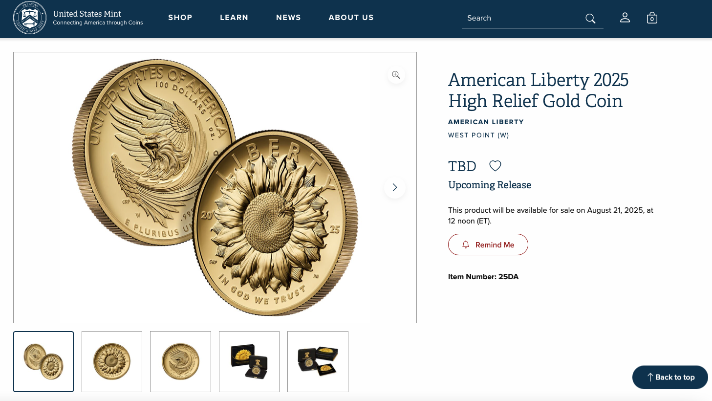 Missing Mintage Data