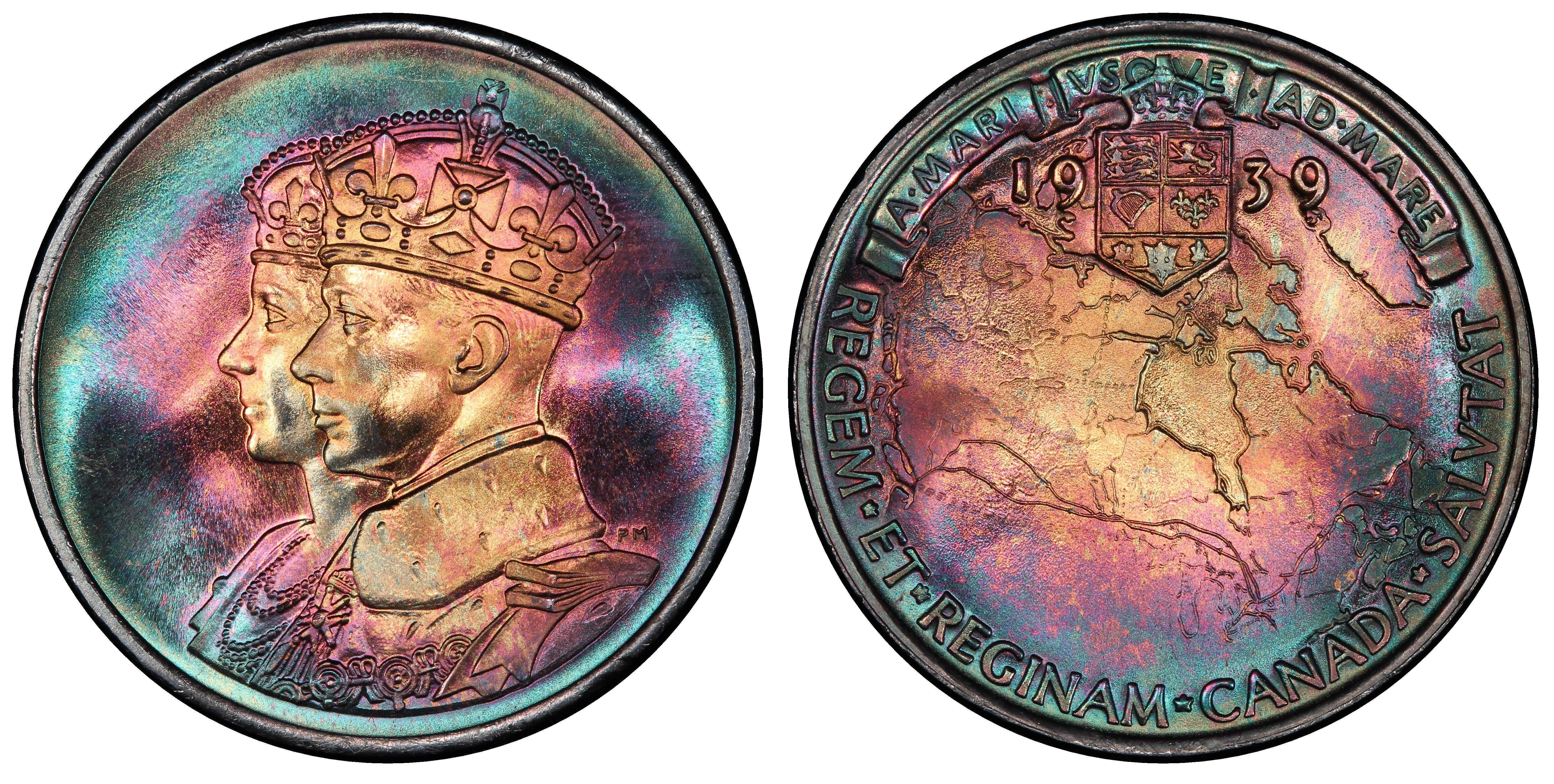 1939 Royal Visit Medal preserved through professional conservation