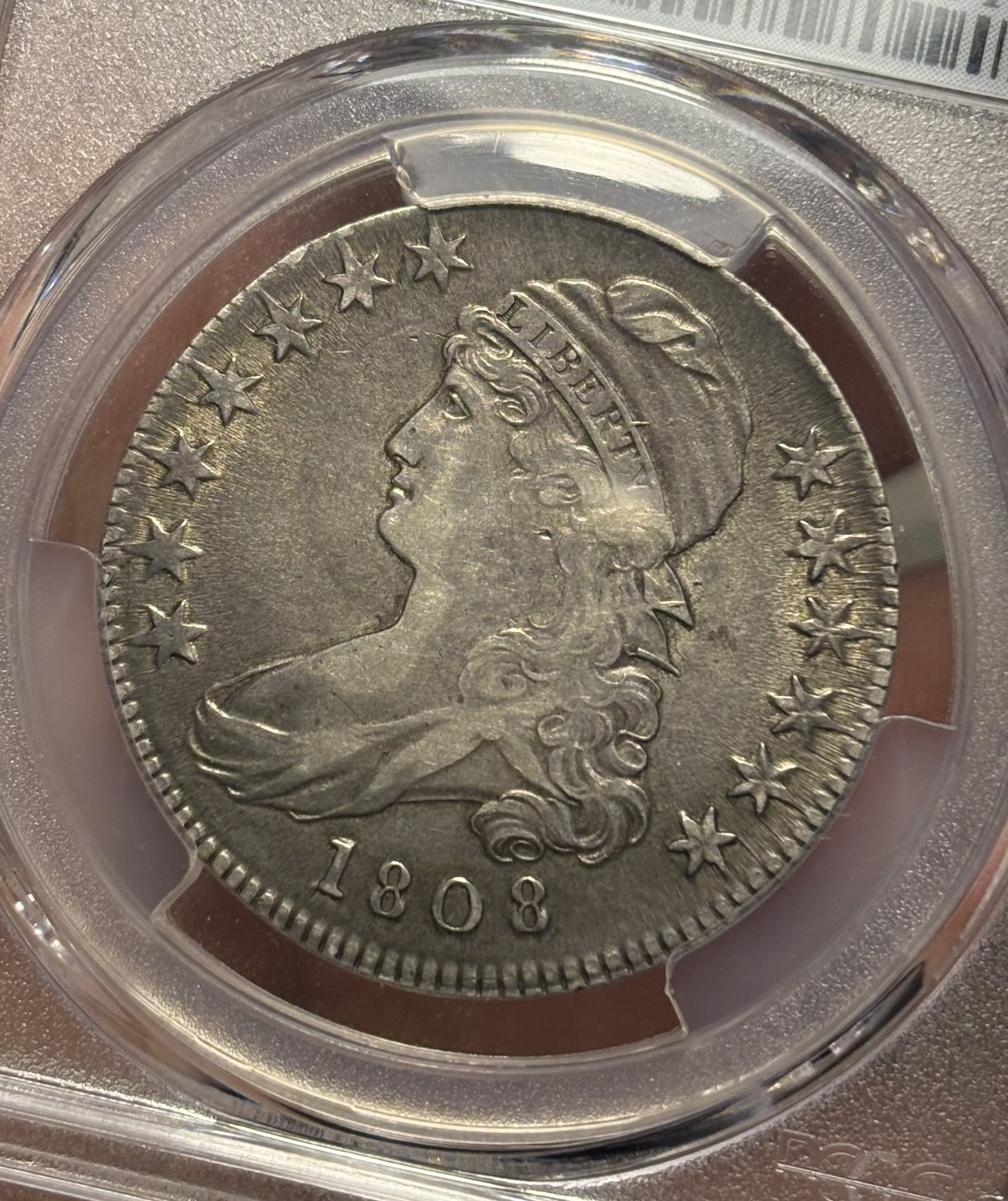 Cracked slab coin