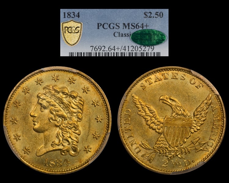 1834 Quarter Eagle