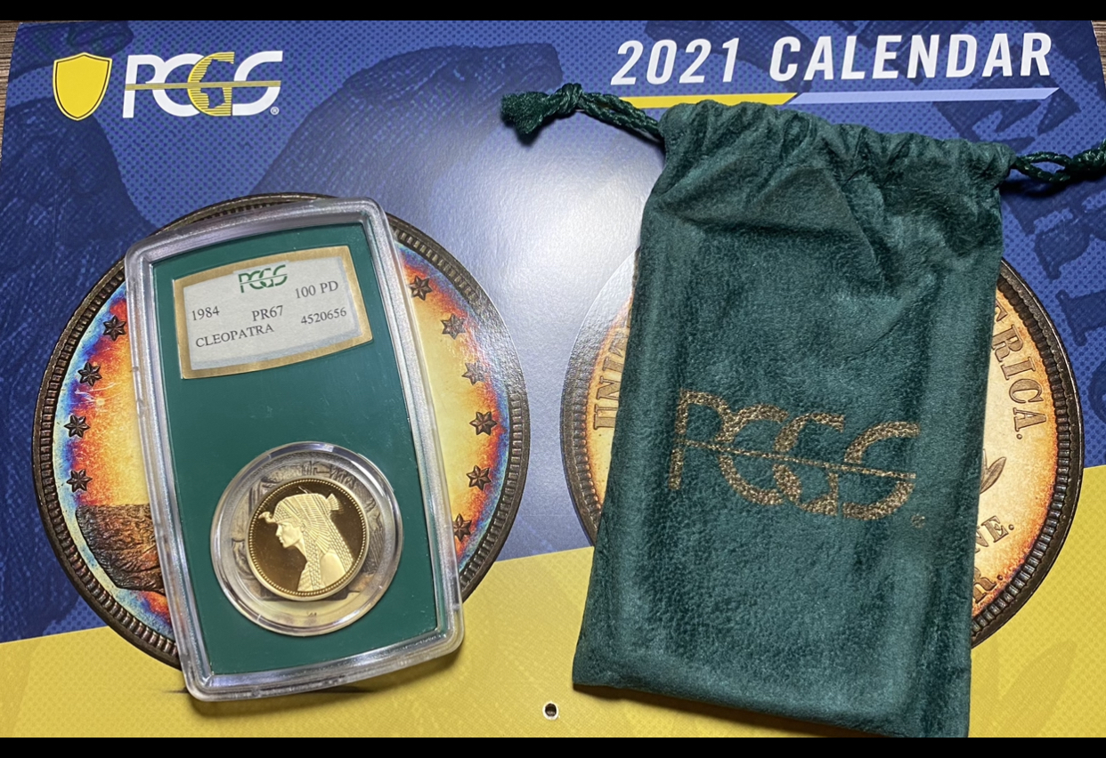 PCGS Regency holder with bag