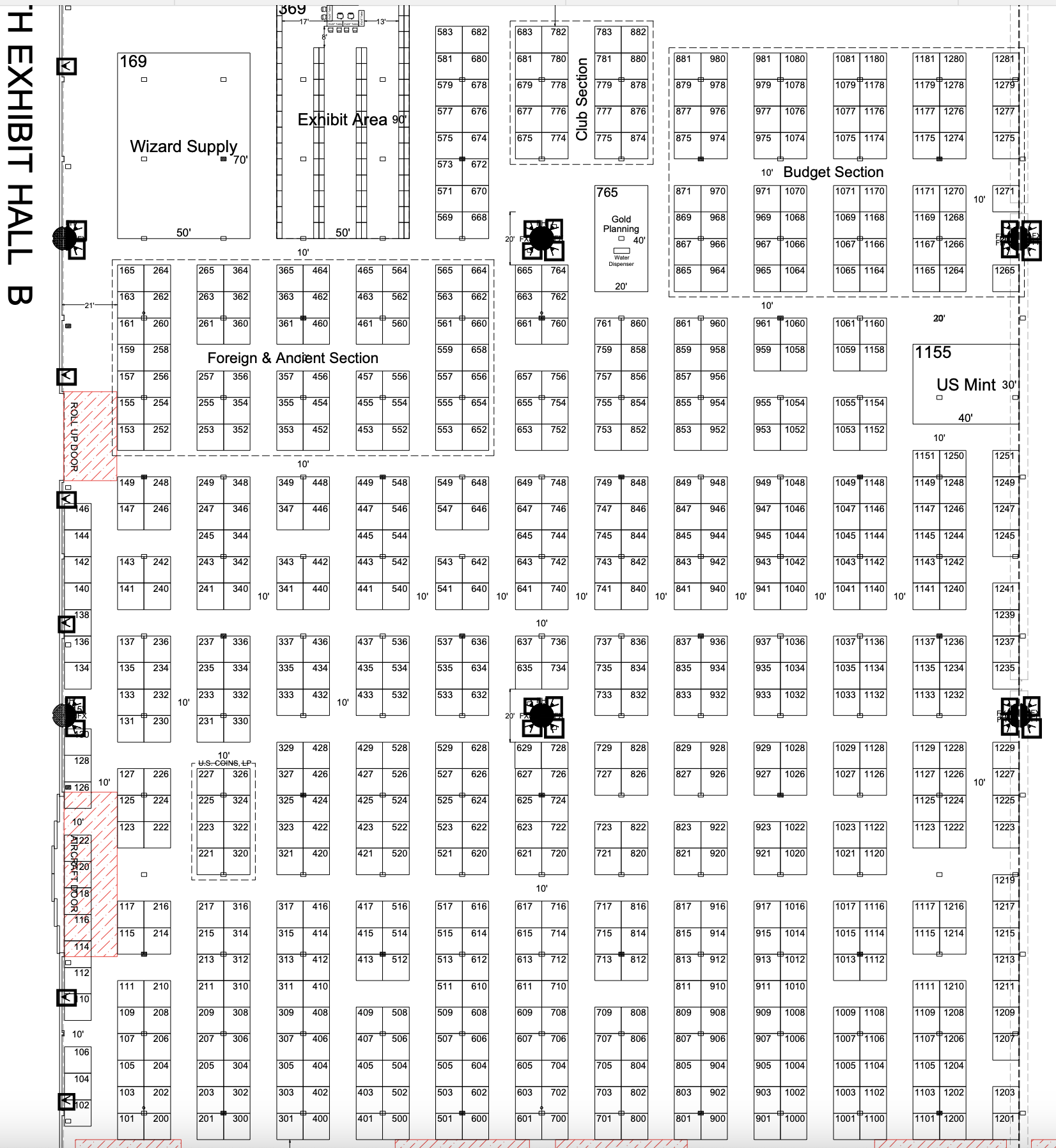 FUN Show floor plan hotspots