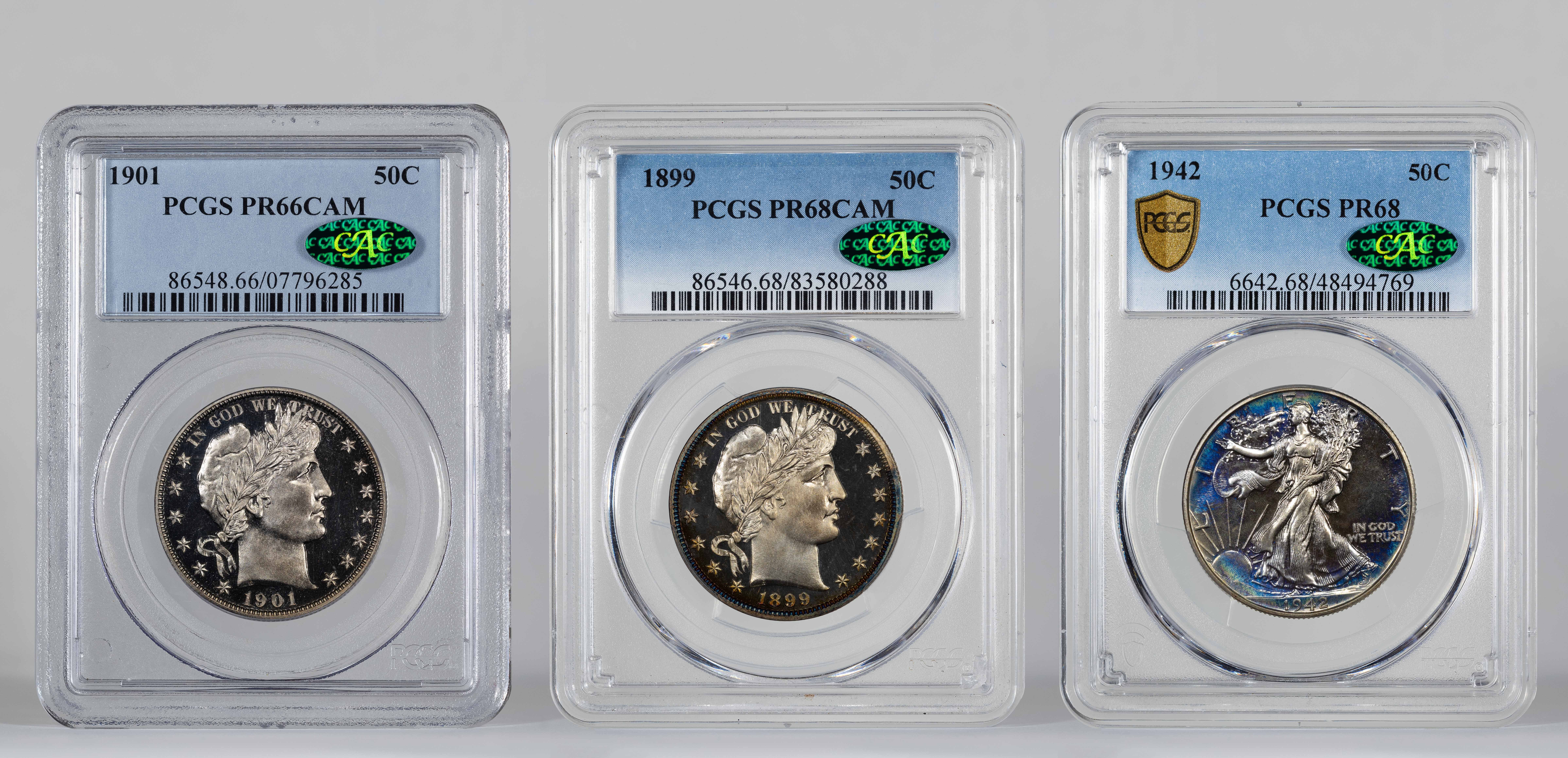 Professional coin photography comparison