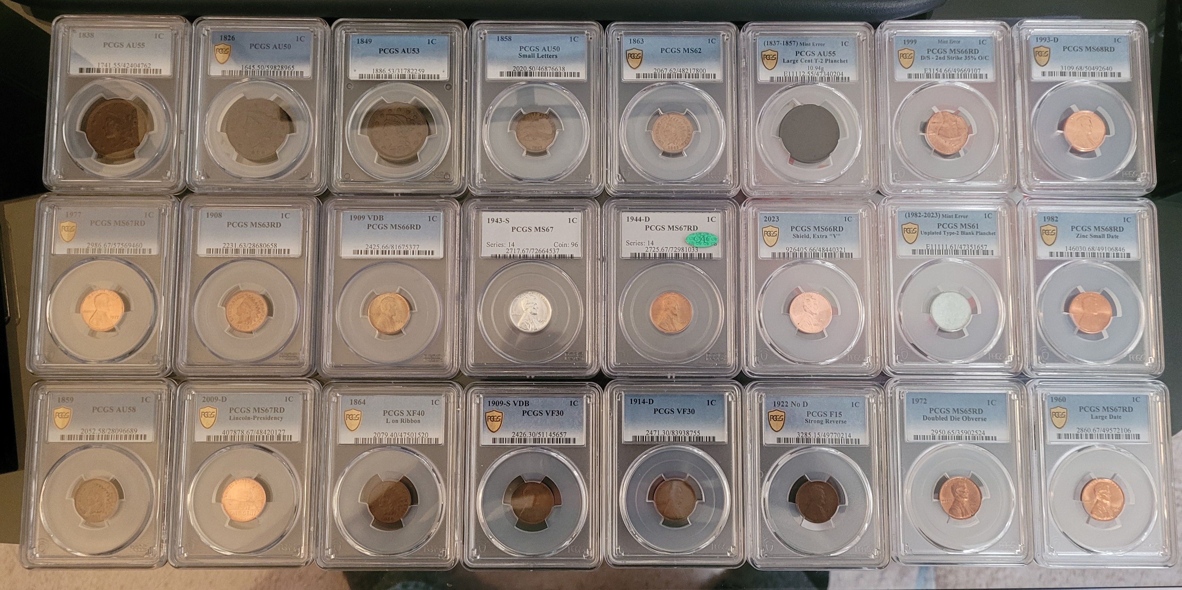 Lincoln Cent collection