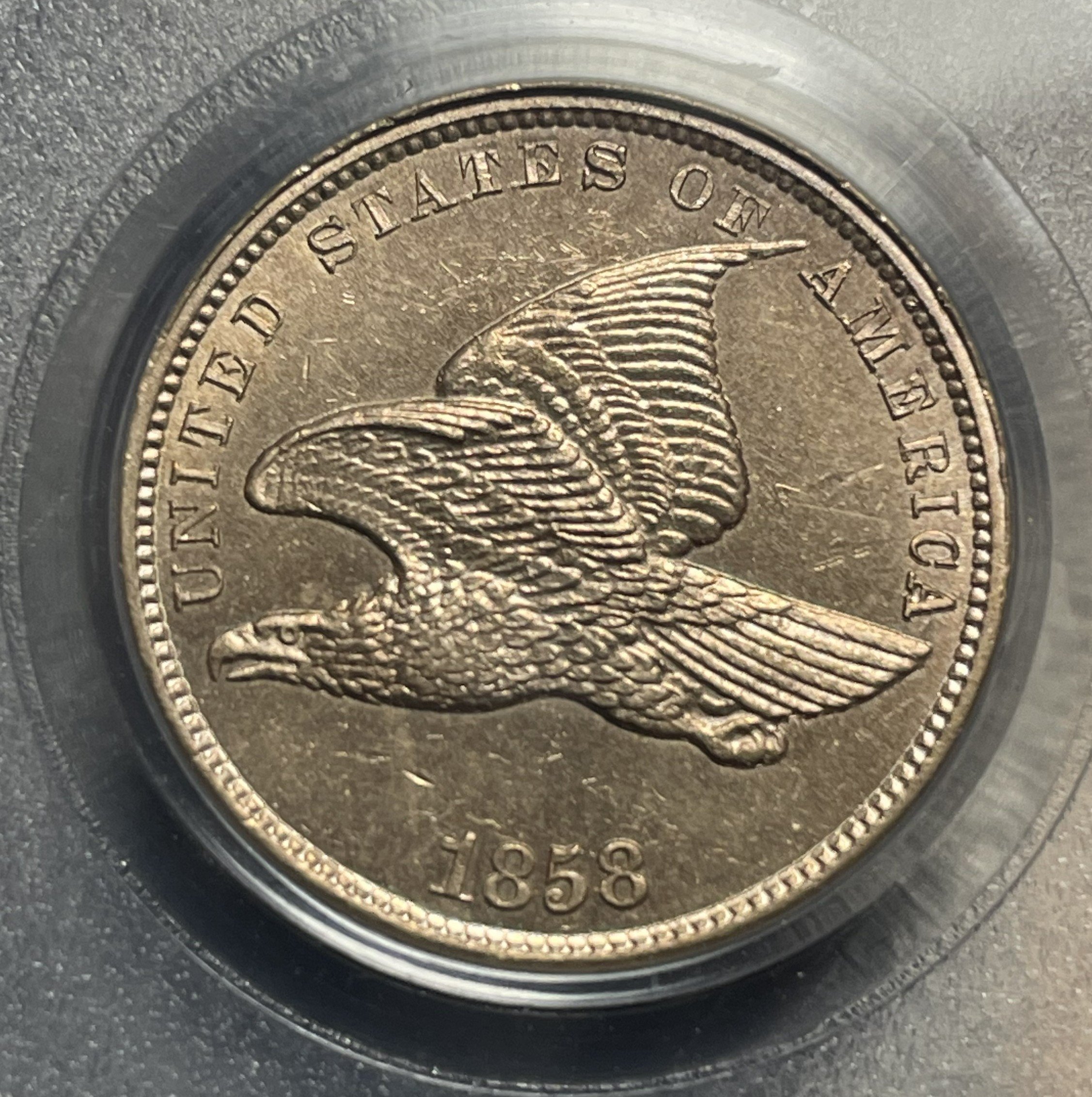 1858 Flying Eagle Cent