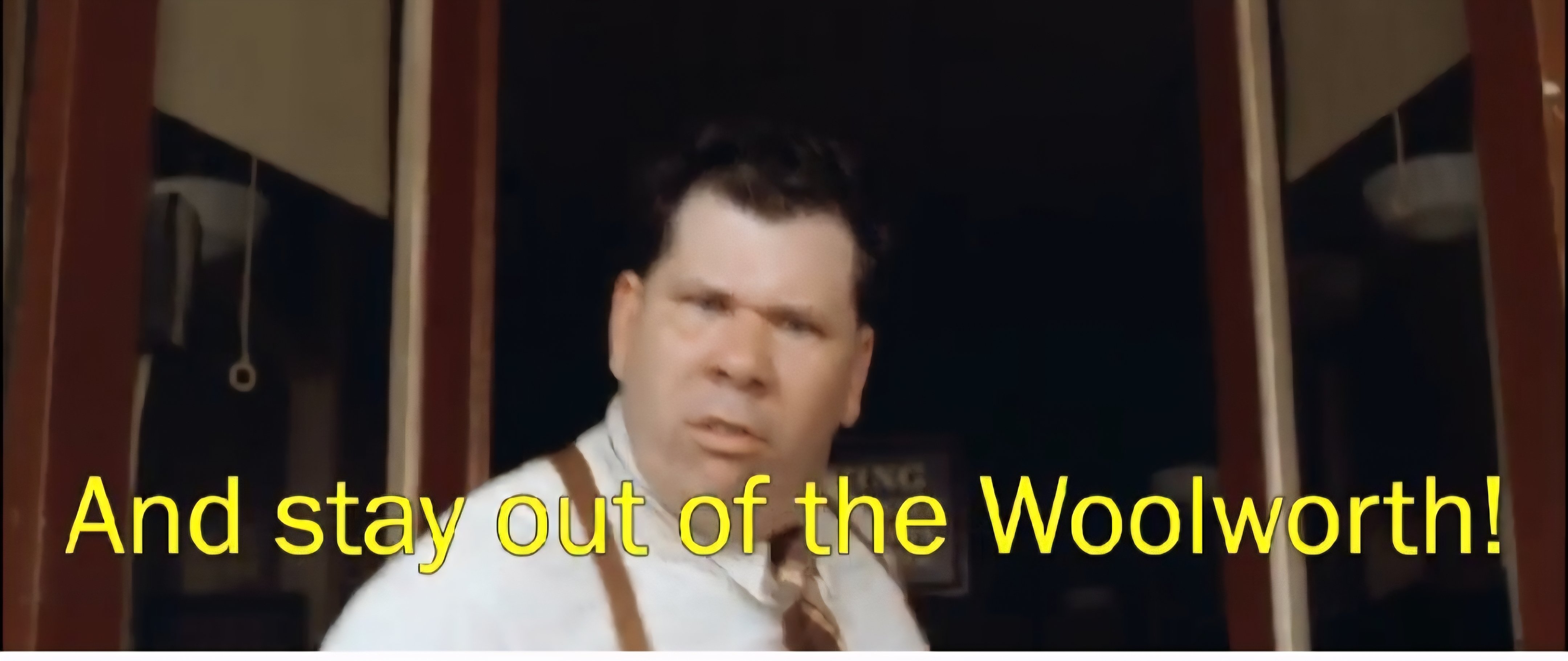 Fake Woolworth roll showing modern paper flaws