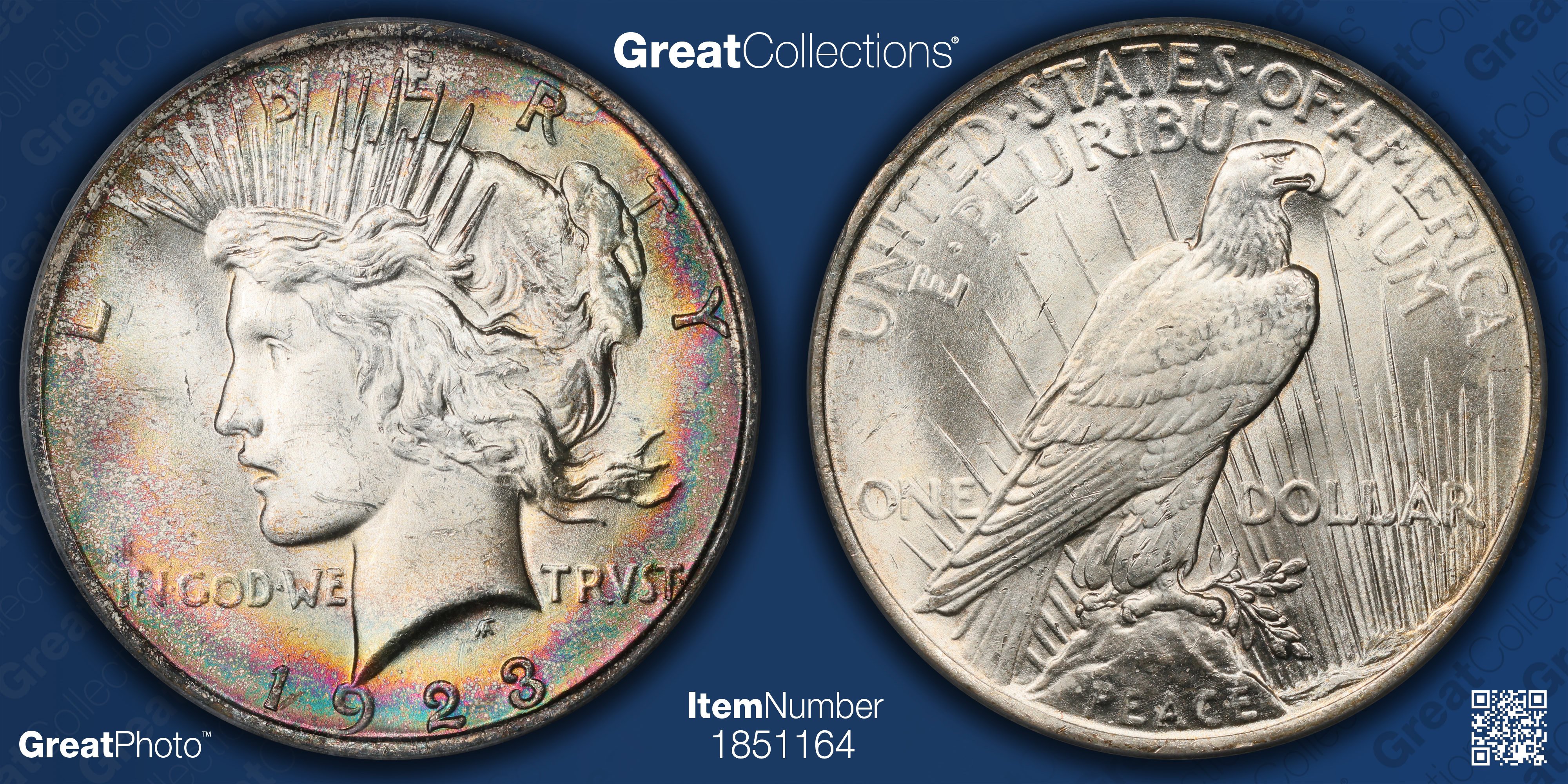 1923 Peace Dollar