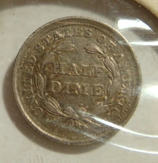 Reverse view highlighting H10c mint mark