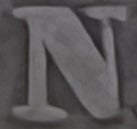 Counterfeit 1875 dime N detail