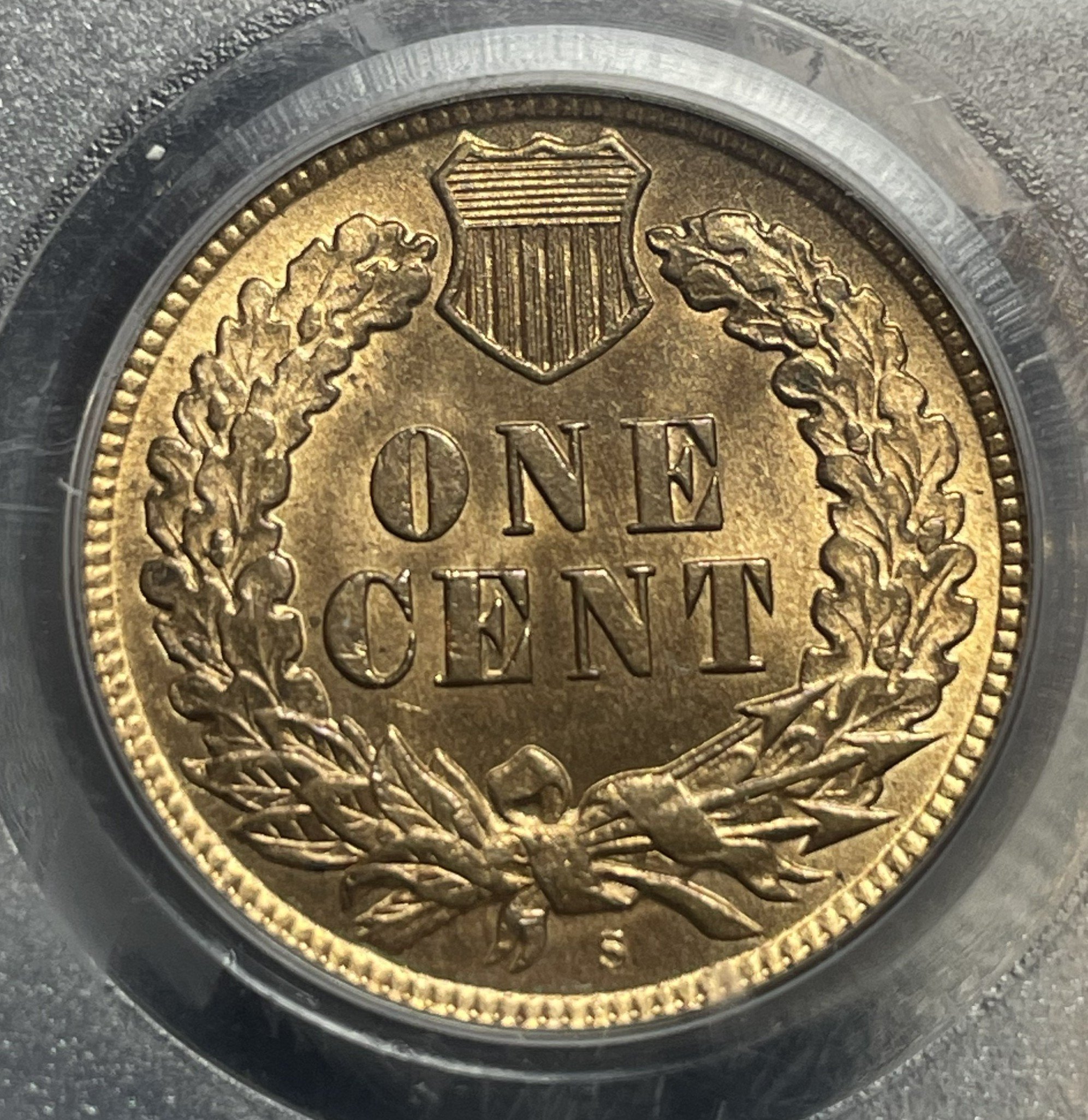 Indian Head Cent reverse