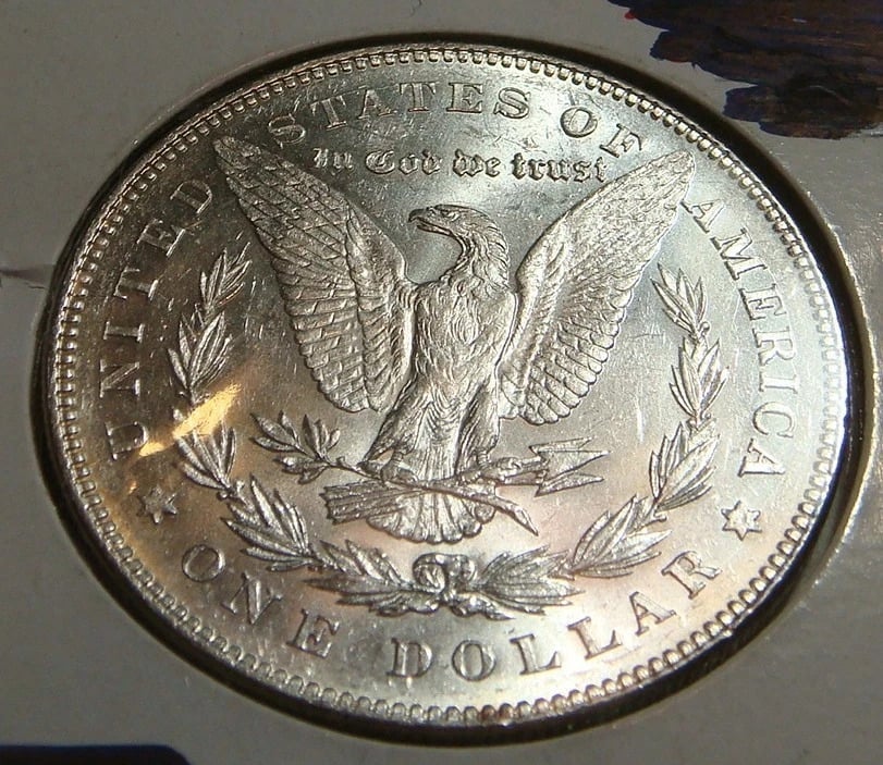 1878 7TF Morgan reverse highlighting eagle details