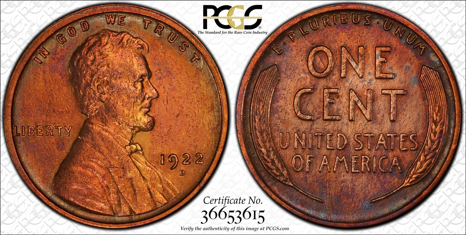 1922-D dramatic die break