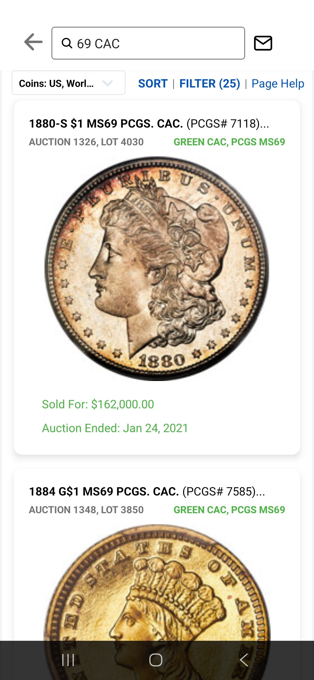 Rare CAC-approved $3 gold coin