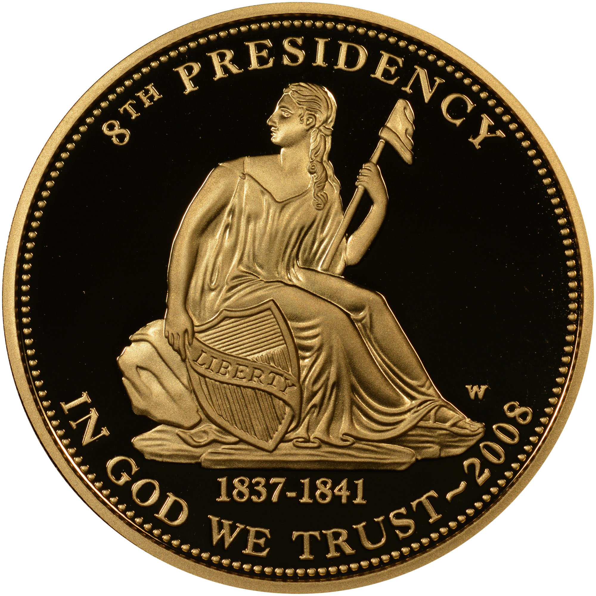 2008 Proof Gold Seated Liberty