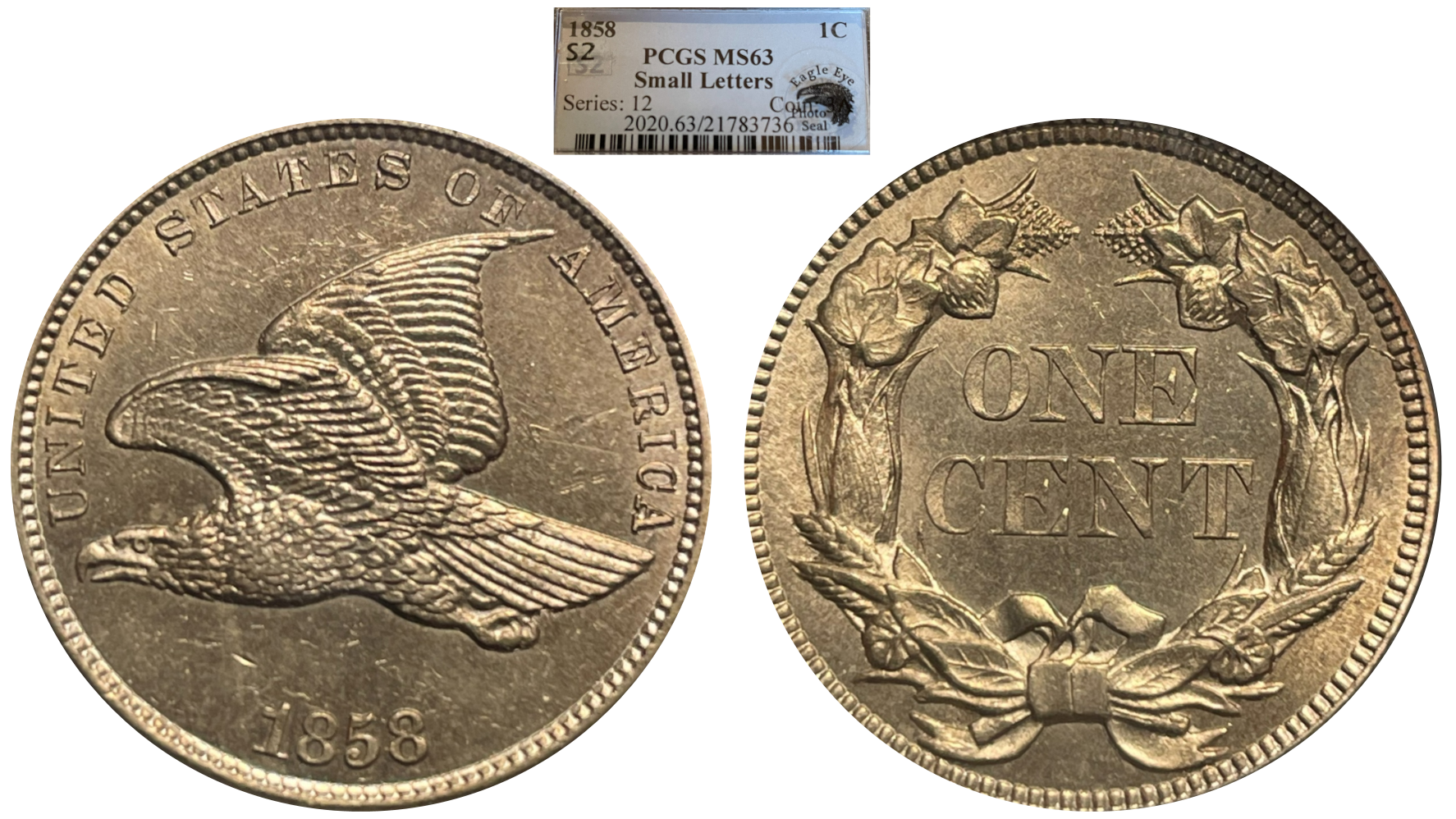 EEPS Certified Flying Eagle Cent