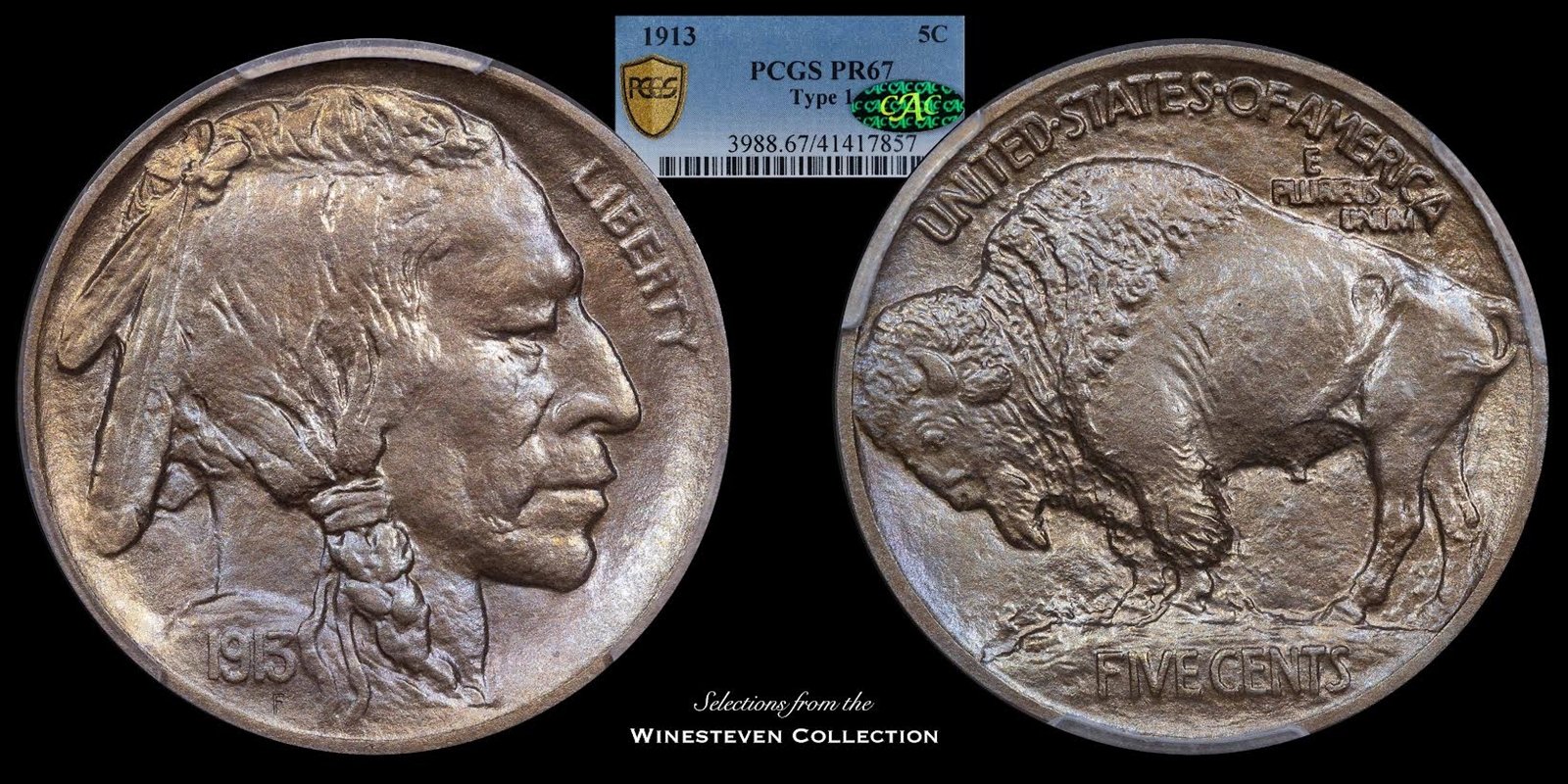 1913 Matte Proof Obverse