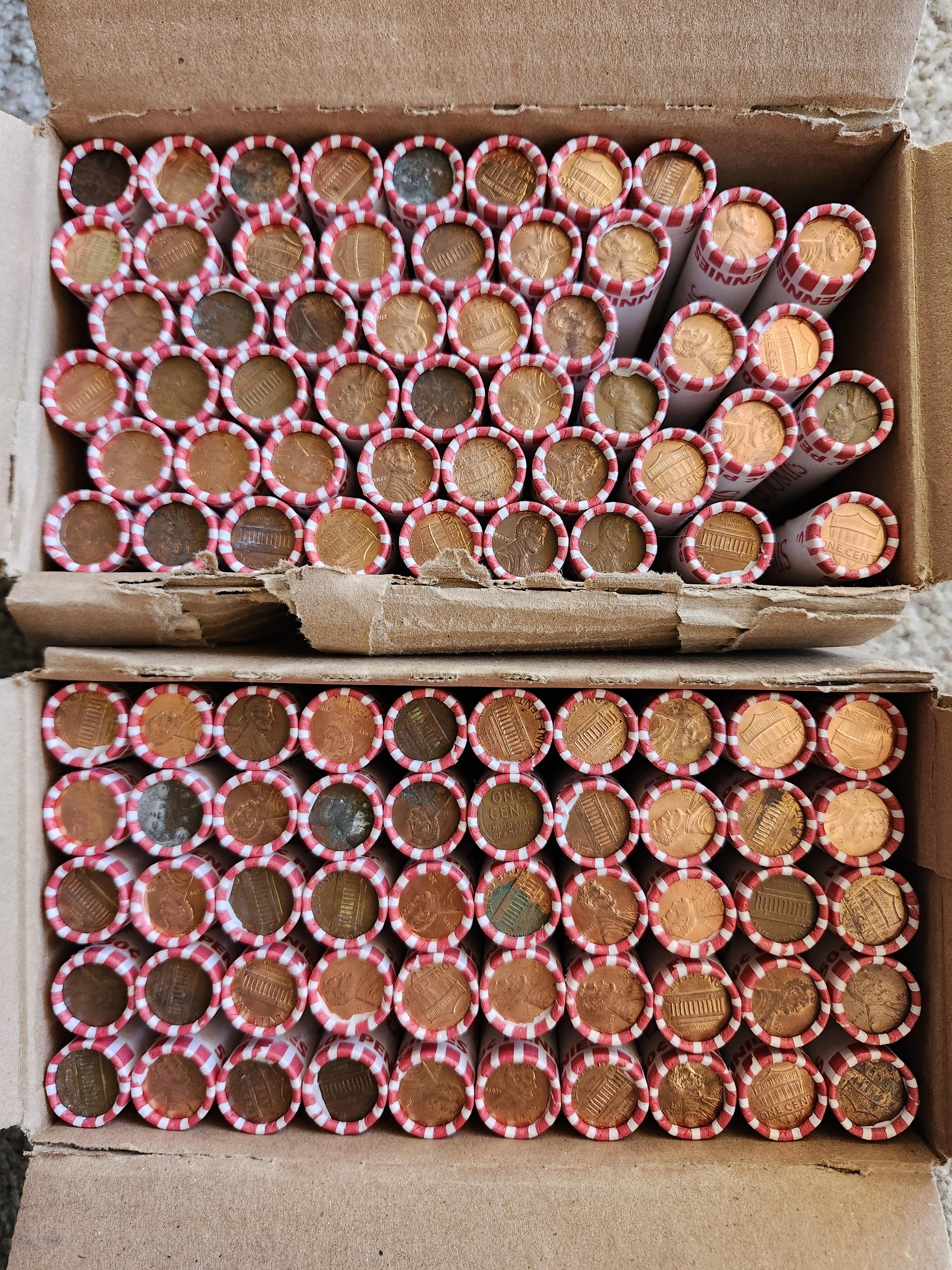 Wheat Cent Ender showing rich patina