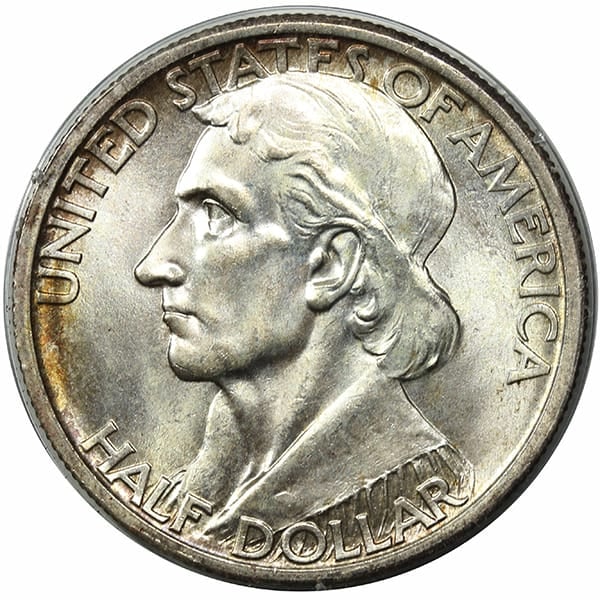 Edge view displaying sharp reeding