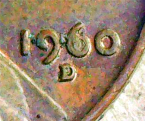 Authentic 1960-D Small Date