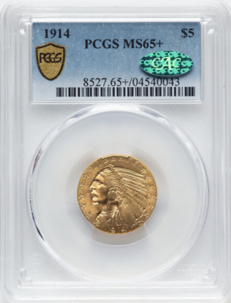 Indian Head $5 Gold
