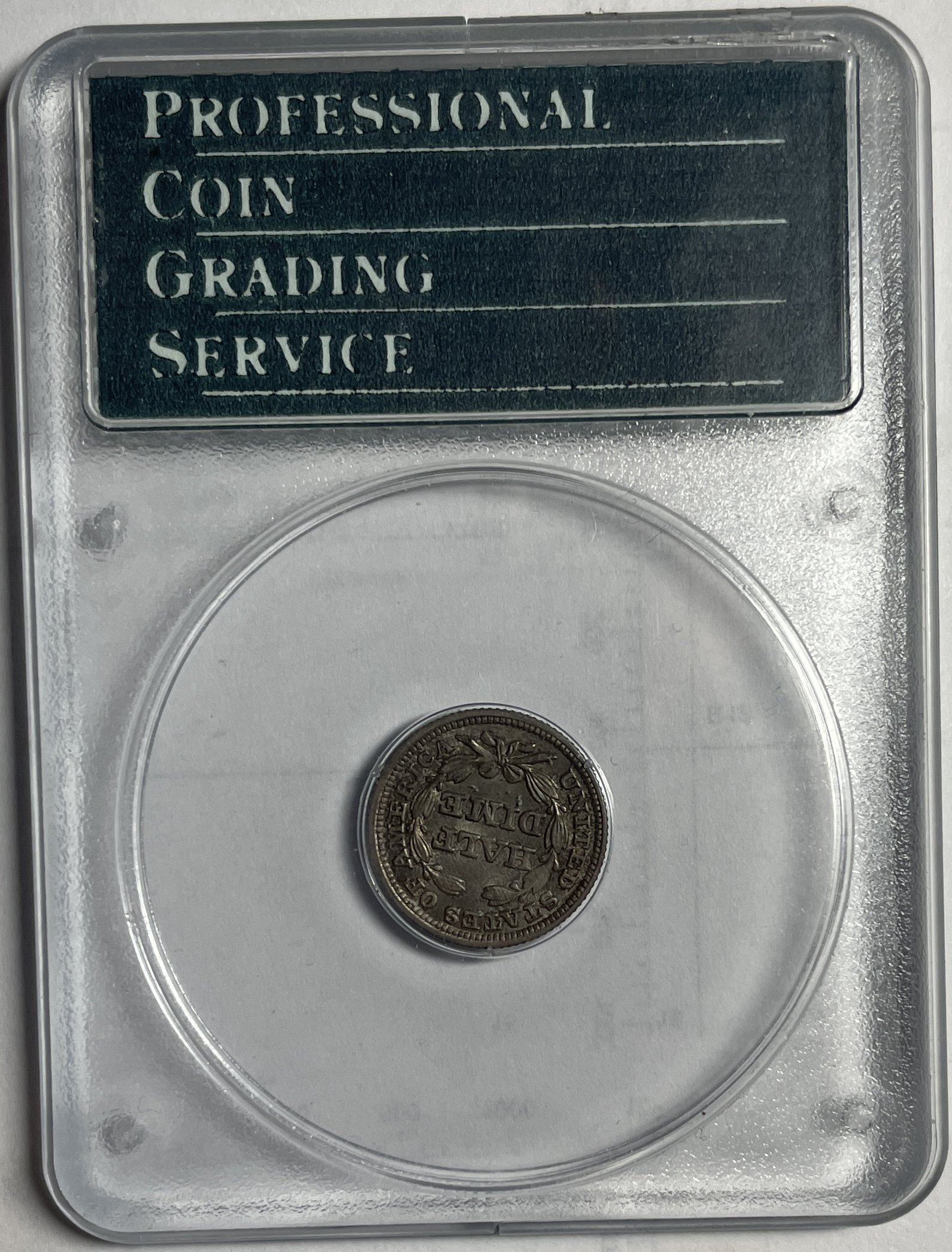 PCGS Rattler Holder Back