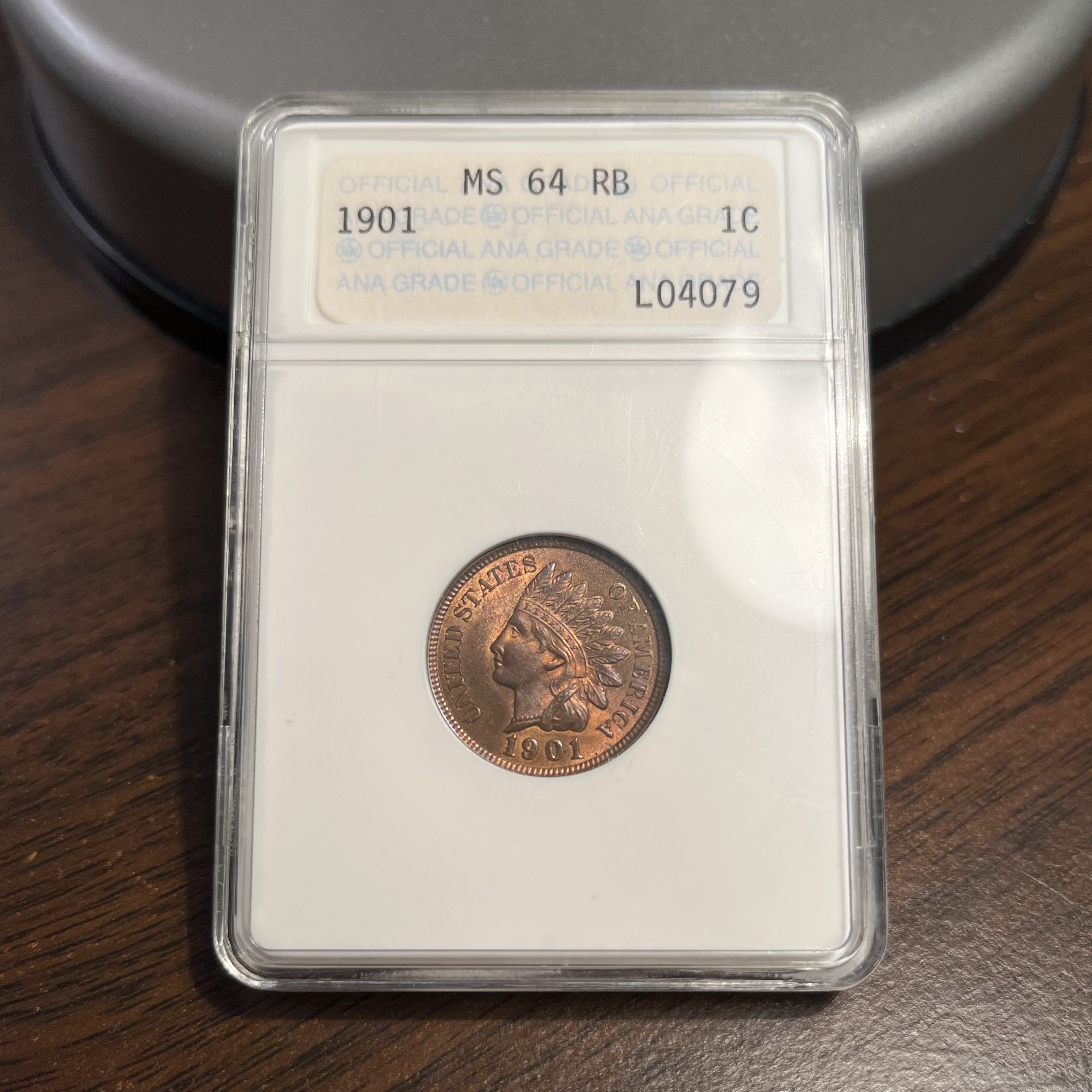 1901 Indian Head Cent Obverse