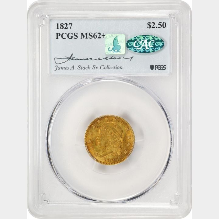 1827 Quarter Eagle Obverse