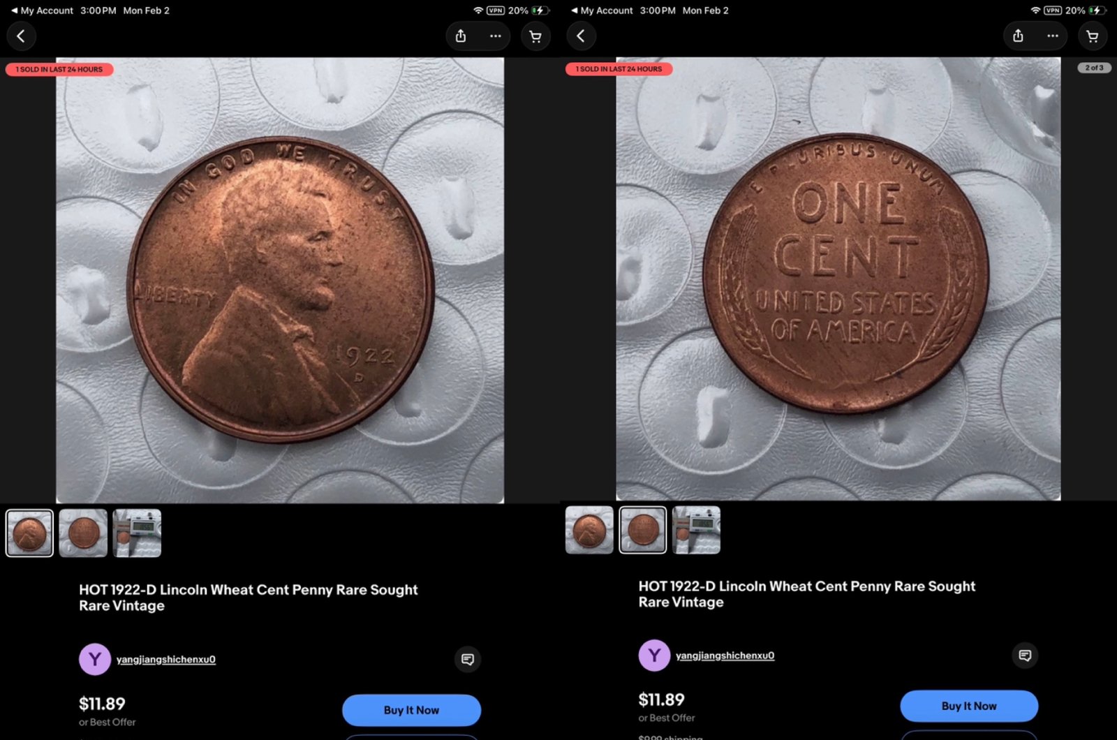 Counterfeit 1922-D Cent Diagnostic Markers