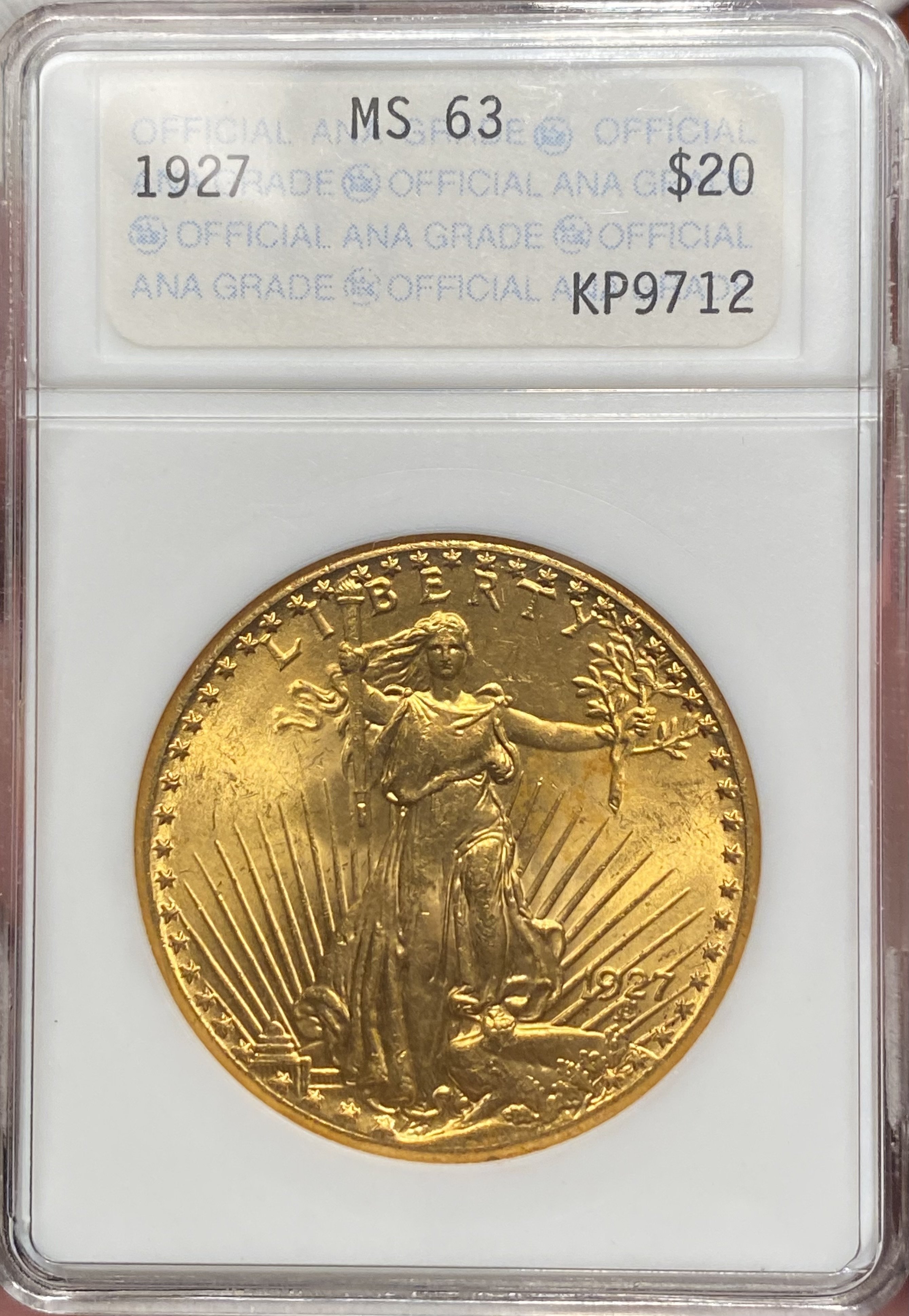 First Generation ANACS Holder Front