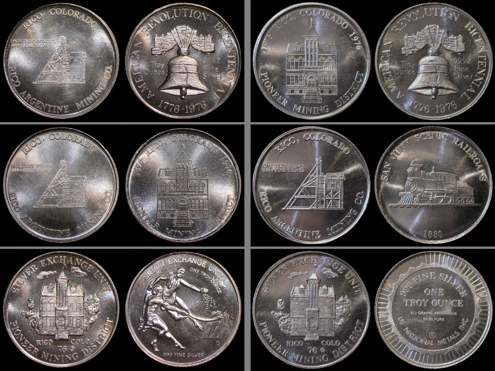 1976 Rico Silver Rounds